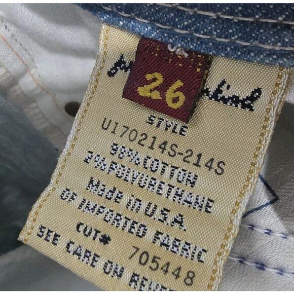 7 For All Mankind Jeans Womens 26 Y2K Light Wash Mid Rise Boot Denim Vintage - Picture 4 of 14